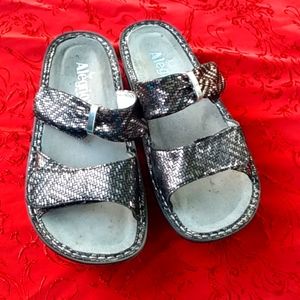 Allegra Metallic Sandals 👣